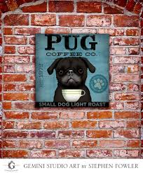 Pug Coffee Co Canvas
