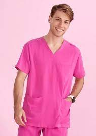 Scrub Shine Pink Scrub Top | Unisex